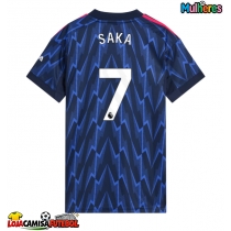 Camisa de Futebol Arsenal Bukayo Saka #7 Equipamento Secundário Mulheres 2025-26 Manga Curta